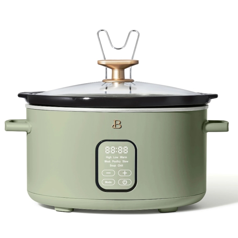 💕 New Beautiful Sage Green 4 Qt Programmable Slow Cooker